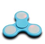 Fidget Toys Hand Spinner Finger Spielzeug für Kinder und Erwachsene Spielzeug Geschenke (LED-Blau) - 