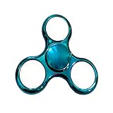 Spinner,CAMTOA LED leuchtende Licht 3 Modus Hand Spinner Finger Spielzeug, perfekt für ADD,ADHS,Angst und Autismus Erwachsene Kinder Fidget Toys Blau - 