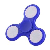 Fidget Spinner ,QHJ Prime LED zappeln Spinner Angst AttentionToy Spielzeug - Perfekt für Angst und Entspannung für Kinder und Erwachsene Schnelle Lieferung (Blau) - 