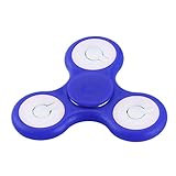 Fidget Spinner ,QHJ Prime LED zappeln Spinner Angst AttentionToy Spielzeug - Perfekt für Angst und Entspannung für Kinder und Erwachsene Schnelle Lieferung (Blau) - 