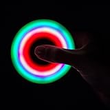 Saingace LED Licht Hand Spinner Fidget Spielzeug Finger Spielzeug Gyro Geschenk (C) - 