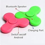 Etopfashion LED Light Switch MINI Bluetooth Speaker Music EDC Hand Spinner für Kinder Erwachsene Funny Fidget Toy - 