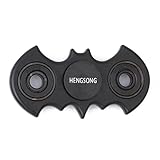 HENGSONG ADHS Toys Fledermaus-Form Finger Spinner Hand Fidget Spielzeug für Kinder und Erwachsene Spielzeug Geschenke (Schwarz) - 4