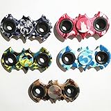 BeiLiHong Colorful Fidget Spinner - Bat Shaped Hand Spinners Finger Gyro- Stress Reducer & Perfect for ADHD, ADD, Anxiety Toy ABS Plastic Kunststoff Gyroskop Desktoy Spielzeug für Kinder & Erwachsene C - 