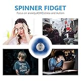 SAVFY Fidget Spinner Finger Hand Spinner Keramik Lager für Autismus EDC Bremskraftbegrenzer Entlastet und Entspannung für Kinder und Erwachsene, Blau - 