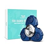 SAVFY Fidget Spinner Finger Hand Spinner Keramik Lager für Autismus EDC Bremskraftbegrenzer Entlastet und Entspannung für Kinder und Erwachsene, Blau - 