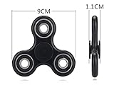 Kaily Zwei Fidget Spinner Stress Linderung für Kinder und Erwachsen Hochgeschwindigkeits und drehen 100S bis 225S Beide Hand Spinner(Schwarz/Gelb) - 