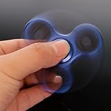 Omiky® Fidget Hand Tri Spinner Metal EDC Spielzeug Stocking Stuffer Geschenk Für Kinder / Erwachsene (Blau) - 