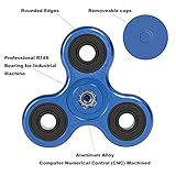 Zekpro Fidget Spinner | Hand Spinner | Finger Spinner Dekomprimierung | Einzigartigen Zodiac Zeichen | Stress und Angst Relief | Das perfekte Geschenk für Ruhe & Fokus | Aluminium Legierung (Blau) - 2