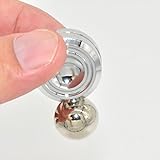 Gemwon Magnetic Orbit High Speed Fidget Spinner mit Ball reduziert Stress ADHS hilft Fokus Angst Relief Anti Depression Spielzeug für Kinder, Erwachsene (Silver) - 5