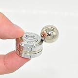 Gemwon Magnetic Orbit High Speed Fidget Spinner mit Ball reduziert Stress ADHS hilft Fokus Angst Relief Anti Depression Spielzeug für Kinder, Erwachsene (Silver) - 6