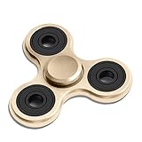 Zekpro Fidget Spinner | Hand Spinner | Finger Spinner Dekomprimierung | Einzigartigen Zodiac Zeichen | Stress und Angst Relief | Das perfekte Geschenk für Ruhe & Fokus | Aluminium Legierung (Gold) - 2