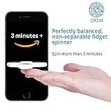 OKLM Premium FIDGET SPINNER EDC Anti-Stress Hand-Spielzeug |Aufmerksamkeits-Training Zappelphilippe ADHS Autisten | Hochwertiges Hybrid Si3N4 Keramik-Lager | Lange Haltbarkeit | Kein 4D-Druck - 