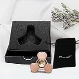 Roter Kupfer Fidget Spinner Metal Hand Spinner Fidget Toys Praktischer Urlaub Geburtstag Geschenk für Erwachsene und Kinder Presentski - 