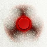 KIPTOP Hand Spinner Toys Finger Spielzeug Ultra Durable High Speed 30 S - 3MIN (Abhängig von Ihrer Kraft) Spins Spielzeug - Perfekt Geschenke für Kinder und Erwachsene (Rot) - 