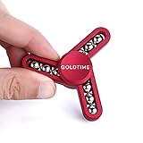 GOLDTIME Fidget Toys Hand Spinner Finger Spielzeug für Kinder und Erwachsene Spielzeug Geschenke (rot) - 