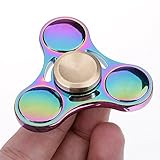 Hand Spinner, Fidget Spielzeug Spinner Toy Finger Hand,Aluminium Legierung-Kugellager-- Hochgeschwindigkeit 3-9 Minute Spins --Hochwertiges Beständiges Metall-- Stresslöser Stress reduzierer Angstzustand ADD ADHS Konzentration Faulenzen Zeitvertreib - 