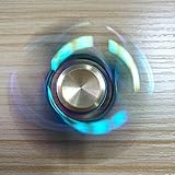 Hand Spinner, Fidget Spielzeug Spinner Toy Finger Hand,Aluminium Legierung-Kugellager-- Hochgeschwindigkeit 3-9 Minute Spins --Hochwertiges Beständiges Metall-- Stresslöser Stress reduzierer Angstzustand ADD ADHS Konzentration Faulenzen Zeitvertreib - 