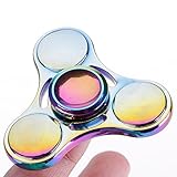 Hand Spinner, Fidget Spielzeug Spinner Toy Finger Hand,Aluminium Legierung-Kugellager-- Hochgeschwindigkeit 3-9 Minute Spins --Hochwertiges Beständiges Metall-- Stresslöser Stress reduzierer Angstzustand ADD ADHS Konzentration Faulenzen Zeitvertreib - 