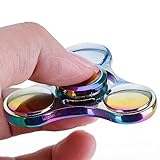 Hand Spinner, Fidget Spielzeug Spinner Toy Finger Hand,Aluminium Legierung-Kugellager-- Hochgeschwindigkeit 3-9 Minute Spins --Hochwertiges Beständiges Metall-- Stresslöser Stress reduzierer Angstzustand ADD ADHS Konzentration Faulenzen Zeitvertreib - 