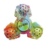 HENGSONG Fidget Toys Hand Tri Spinner Finger Spielzeug für Kinder und Erwachsene Spielzeug Geschenke, Bunt Motiv -